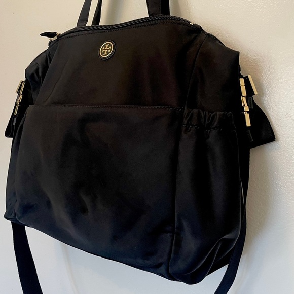 Tory Burch Large Diaper Bag Black Nylon - Picture 6 of 8